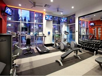 Two fitness centers with plasma tvs